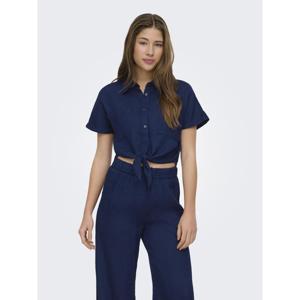 Only Leoni Seersucker Knot Shirt